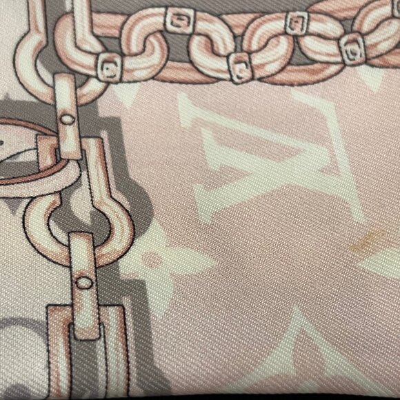 Louis Vuitton Monogram Confidential Bandeau Scarf Pink M70637 - Picture 7 of 8